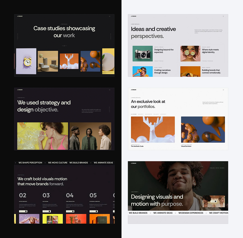 Cimahi - Creative Agency & Personal Portfolio WordPress Theme - 1